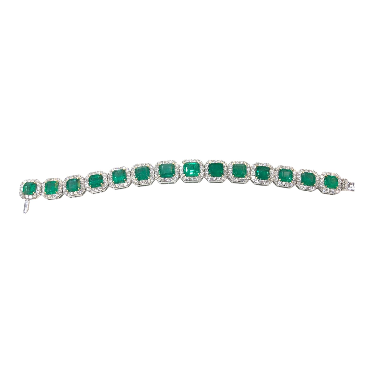 Emerald and Diamond Bracelet