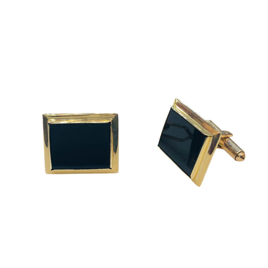 Onyx cuff links